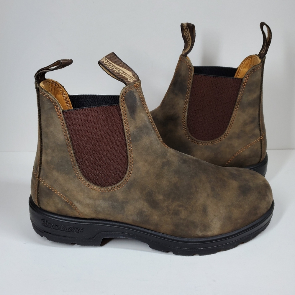 New Blundstone 585 Rustic Brown Chelsea Boots